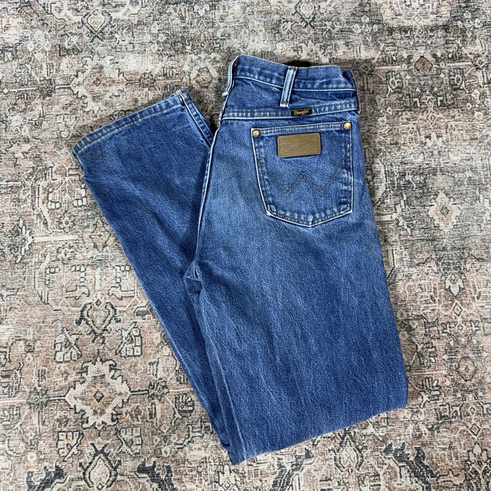 vinatge wrangler cowboy cut jeans 13mwz made in usa size 33x34